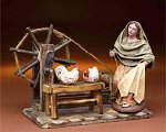Woman with Spinning Wheel<br>Belenes Puig
